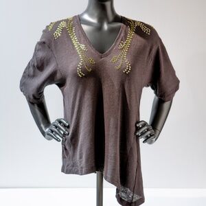 ZARA WB Collection Novelty Knit Top